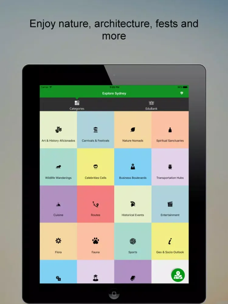ภาพหน้าจอของ Explore Sydney SMART City Guide iPad 