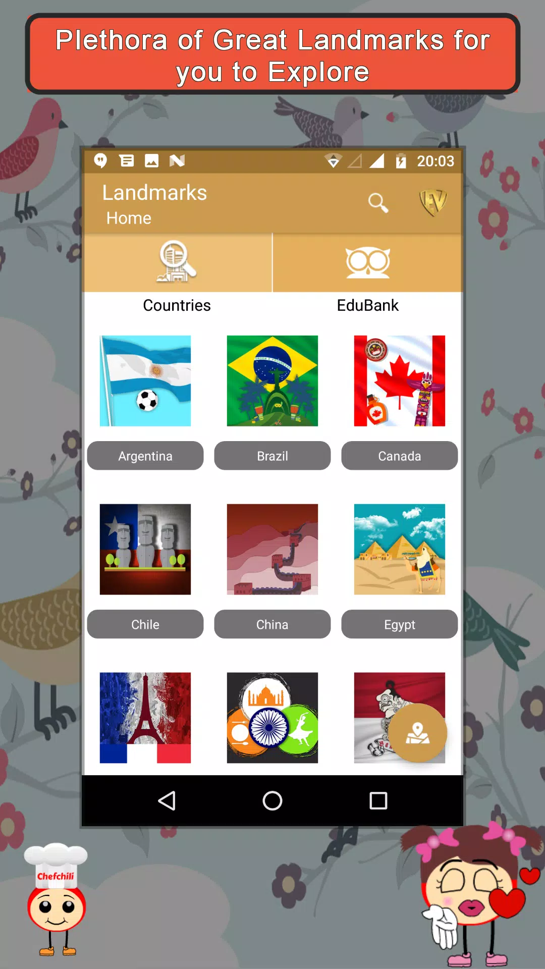 World Famous Landmarks Travel Screenshots