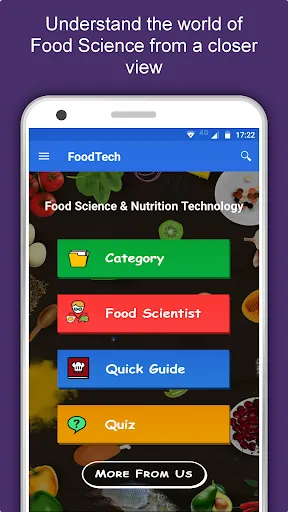 Food Science & Nutrition App Screenshots