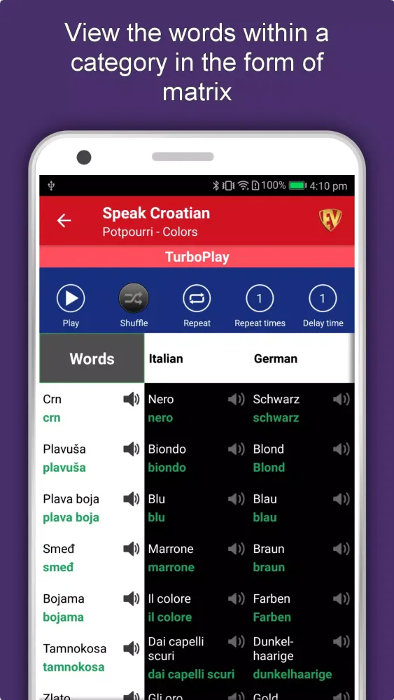 Learn Croatian Language App Screenshots