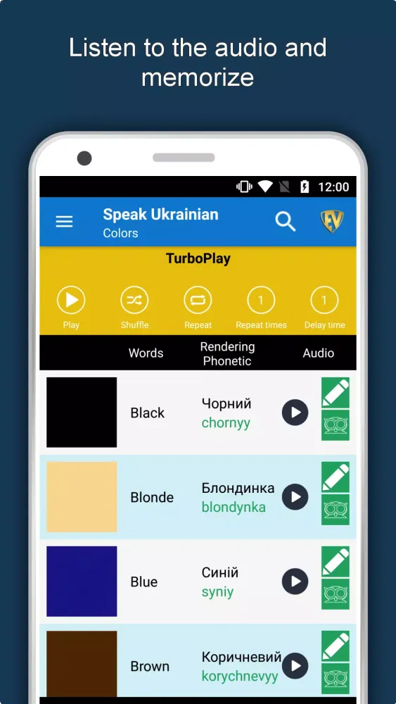 Скриншоты Learn Ukrainian Language App