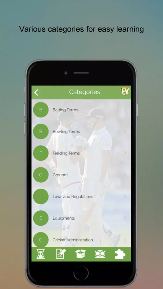 Cricket Dictionary PRO SMART Guide应用截图
