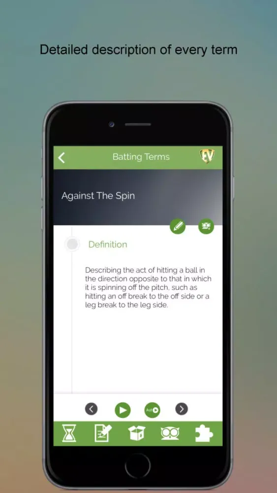 Cricket Dictionary PRO SMART Guide应用截图