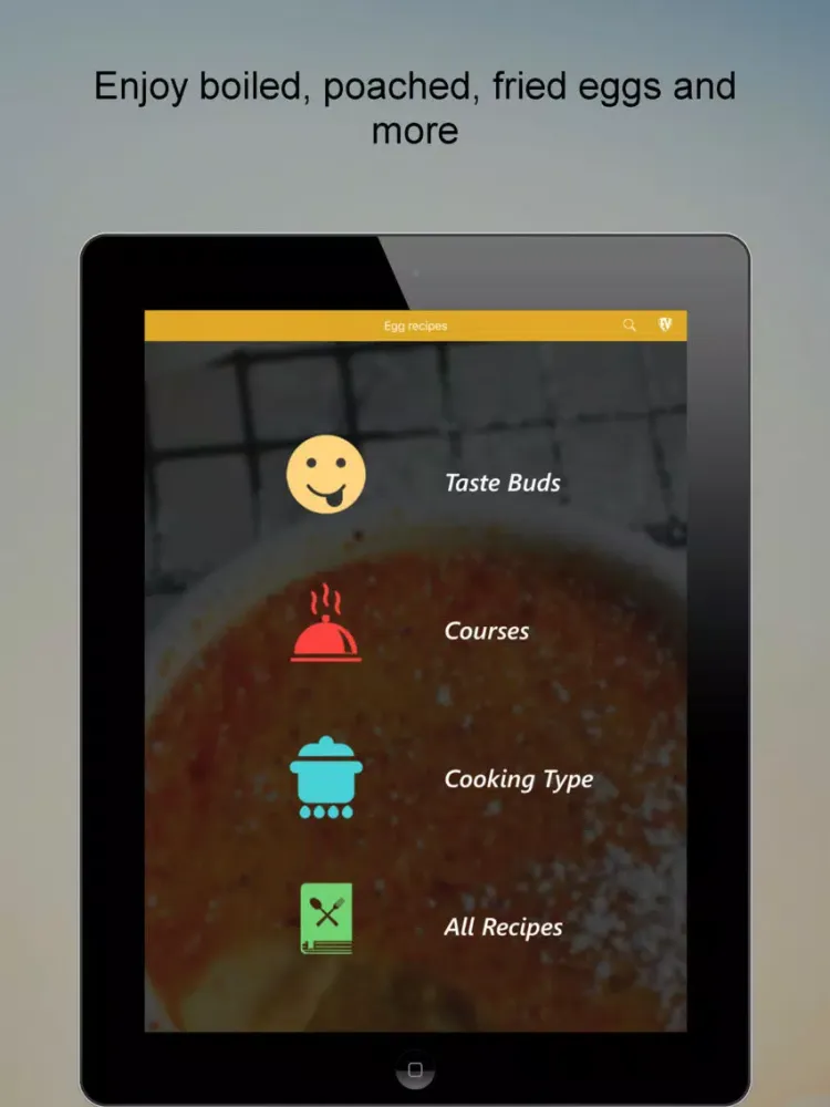 Egg Recipes SMART Cookbook iPad 应用截图