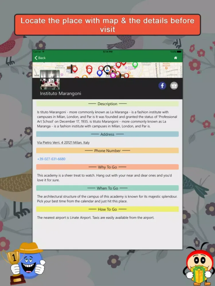 تصاویر Explore Milan SMART City Guide iPad 