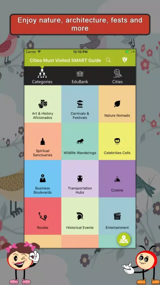 Tangkapan layar Must Visit Cities SMART Guide