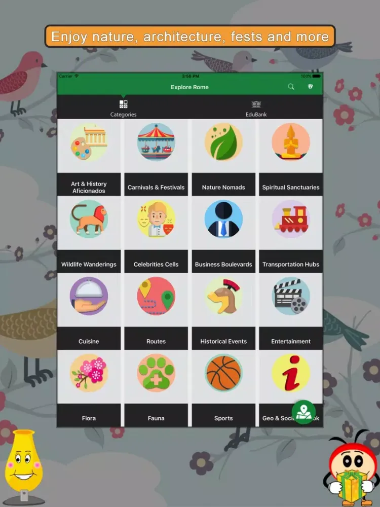 Explore Rome SMART City Guide iPad  स्क्रीनशॉट