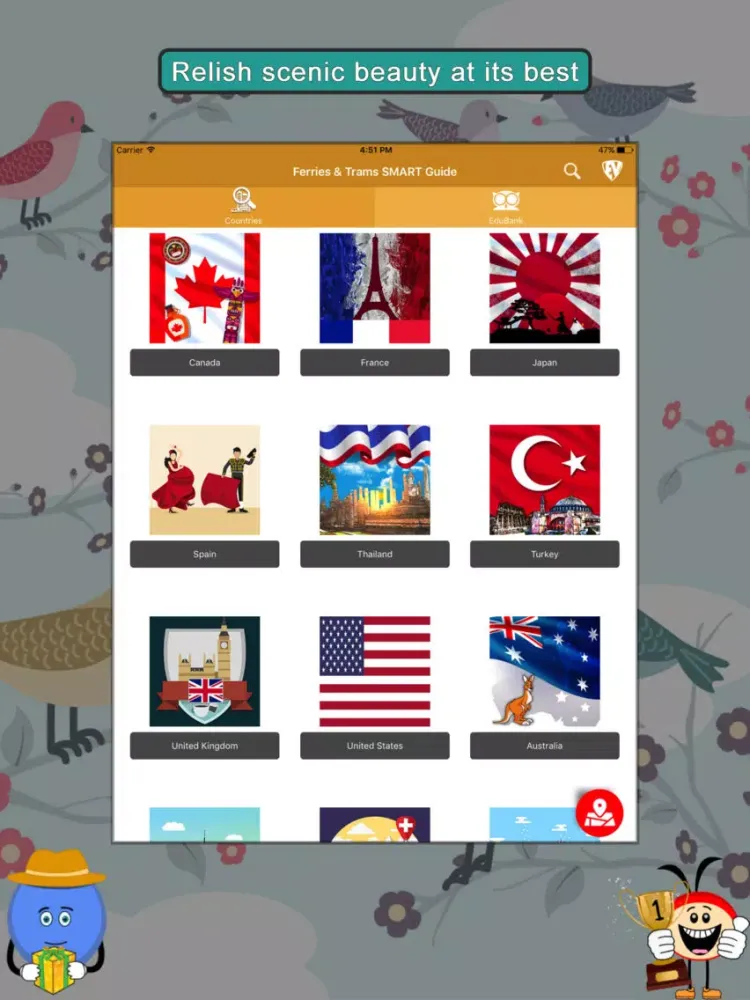 Ferries & Trams SMART Guide iPad  স্ক্রিনশট