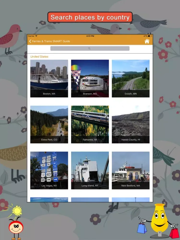 Ferries & Trams SMART Guide iPad  স্ক্রিনশট