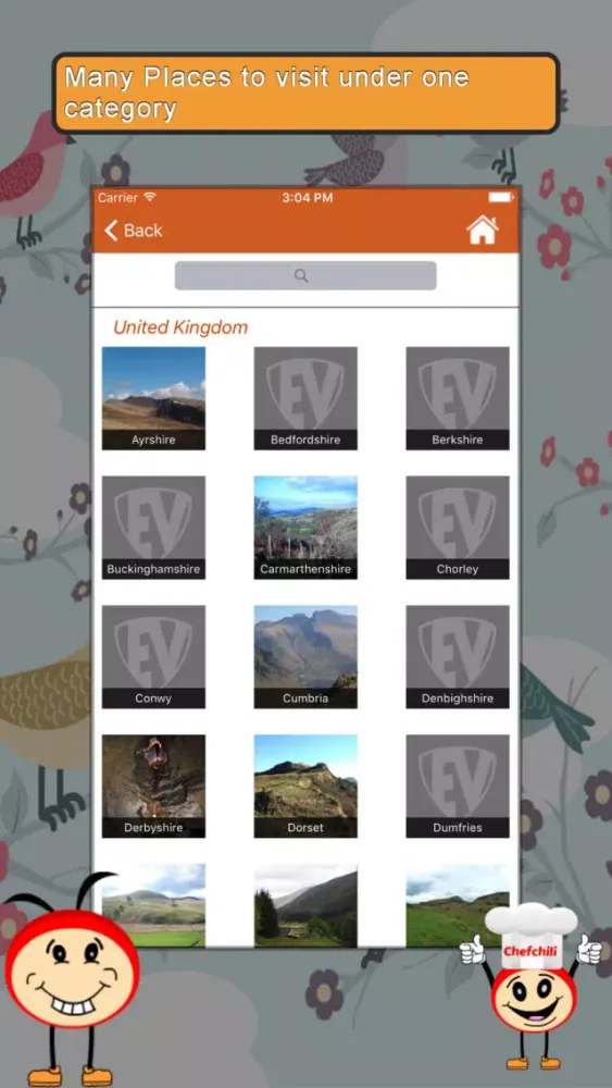 Capturas de pantalla de Famous Caves and Hills SMART Guide