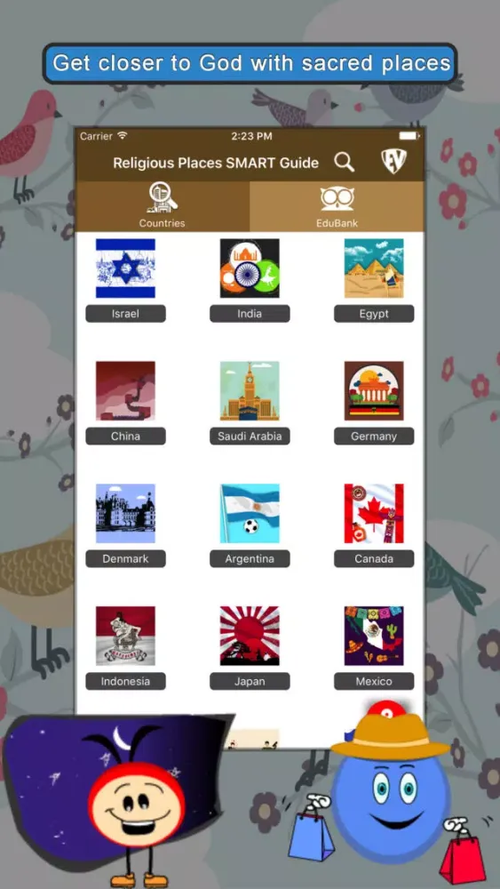 Religious Places SMART Guide Screenshots