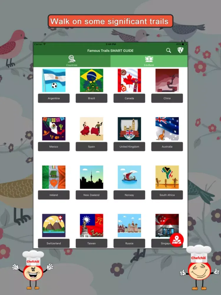 Famous Trails SMART Guide iPad  Ekran Görüntüleri