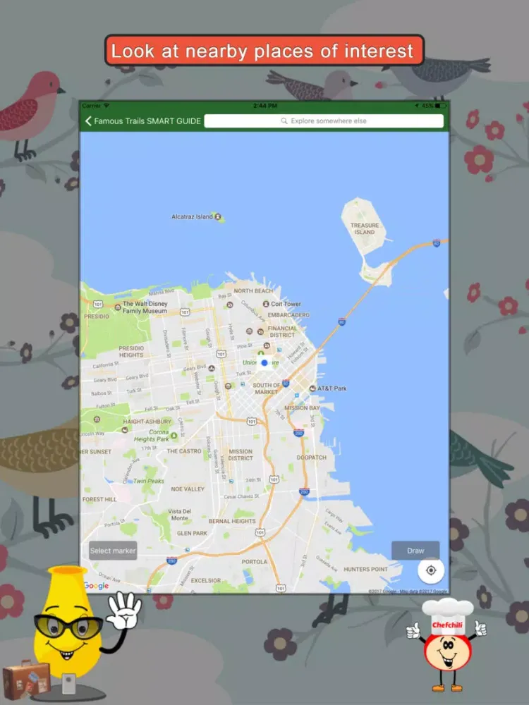 Famous Trails SMART Guide iPad  Ekran Görüntüleri