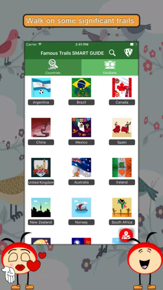 Famous Trails SMART Guide Ekran Görüntüleri