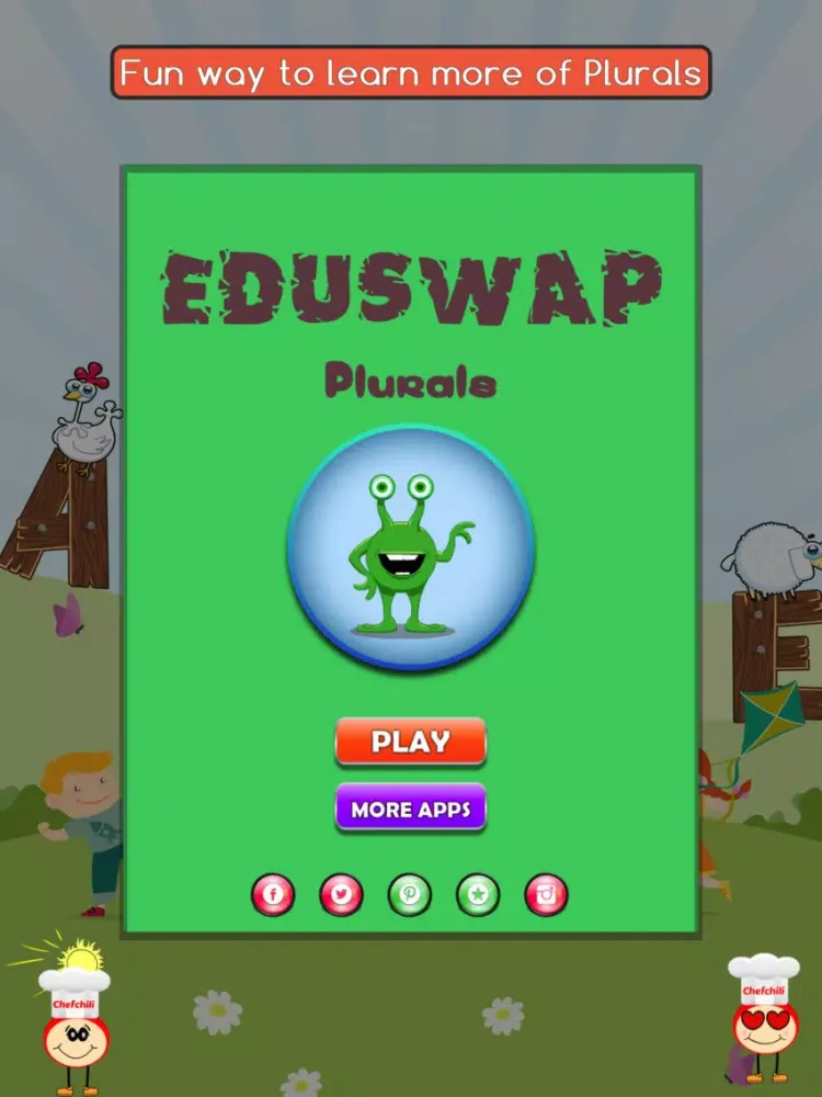 Captures d'écran de EduSwap Plurals iPad 