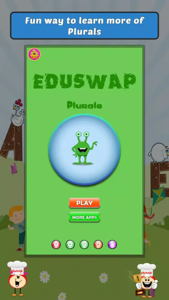 Captures d'écran de EduSwap Plurals