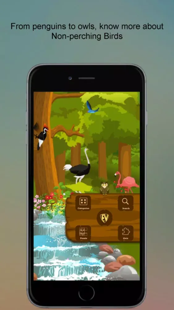 ภาพหน้าจอของ Non-Passerine Bird Dictionary