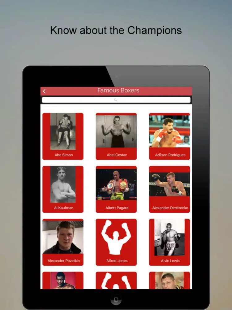 Capturas de tela do Boxing Dictionary SMART Guide iPad 