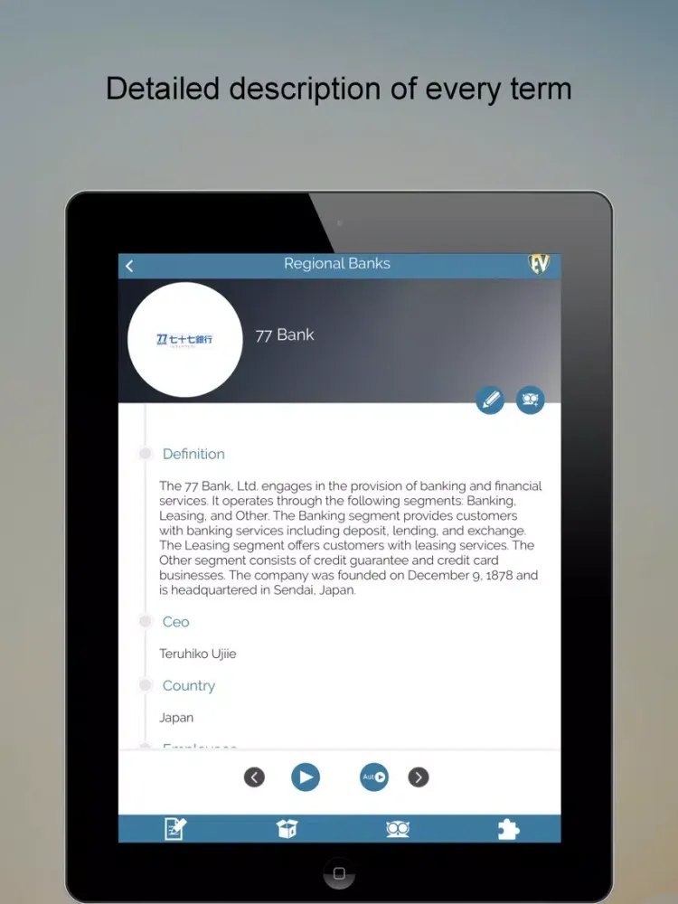 Capturas de tela do Business Dictionary PRO Guide iPad 