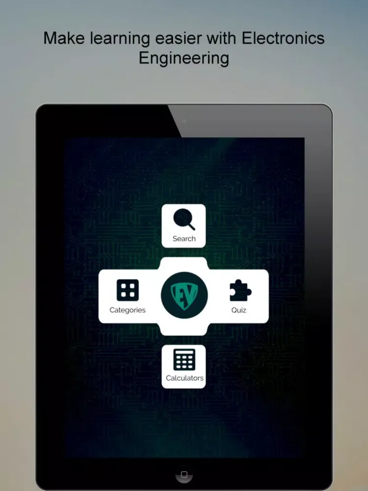 Tangkapan skrin Electronics Engineering Guide iPad 