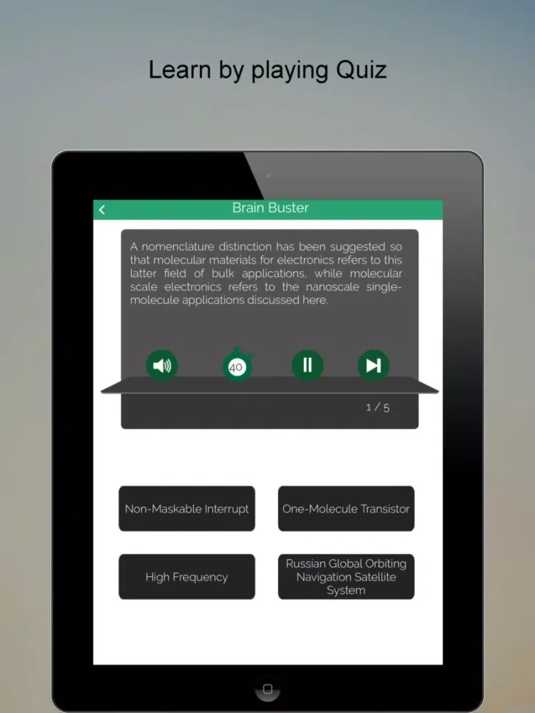 Tangkapan skrin Electronics Engineering Guide iPad 