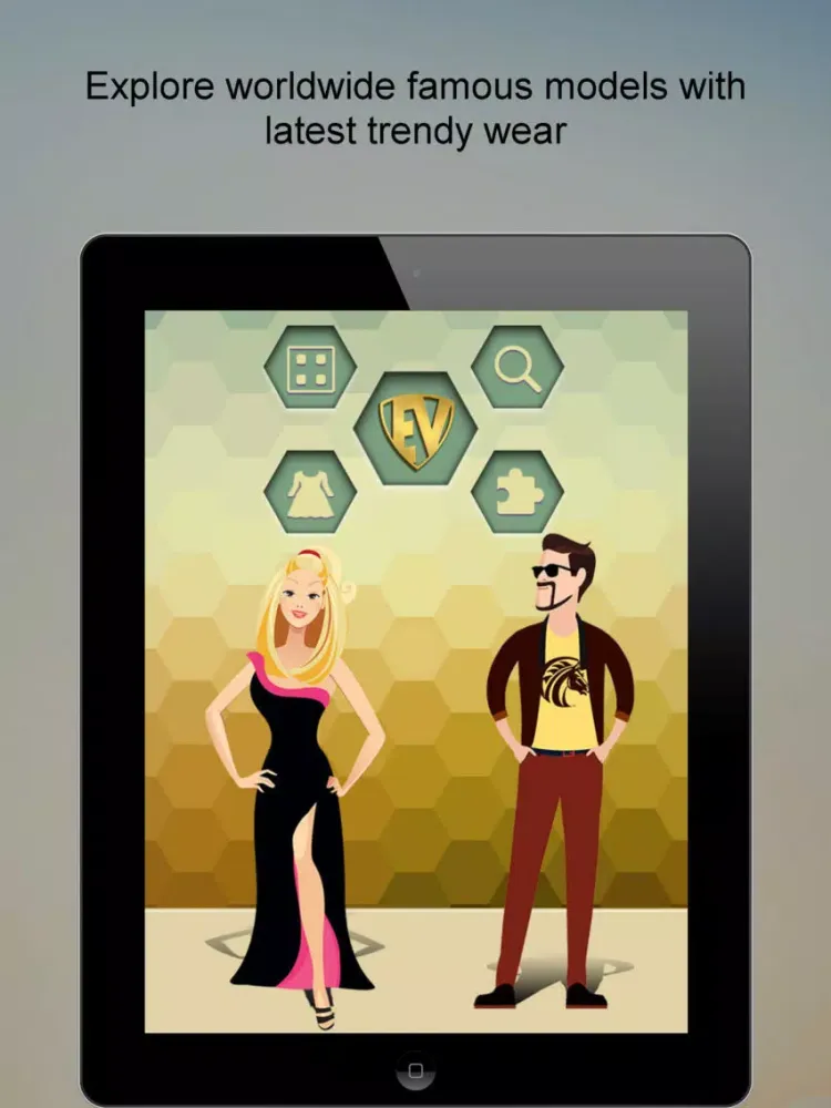 Скриншоты Famous Models SMART Biography iPad 