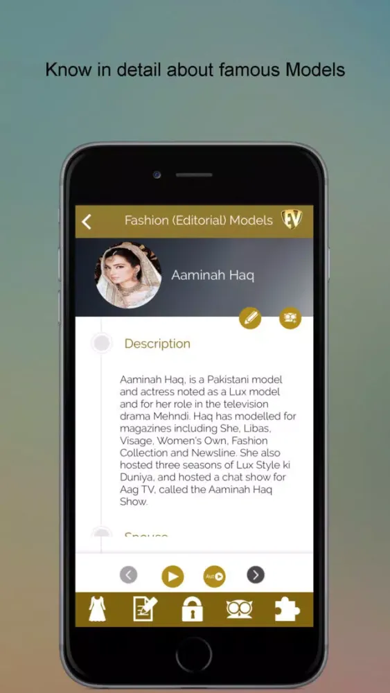 Скриншоты Famous Models SMART Biography