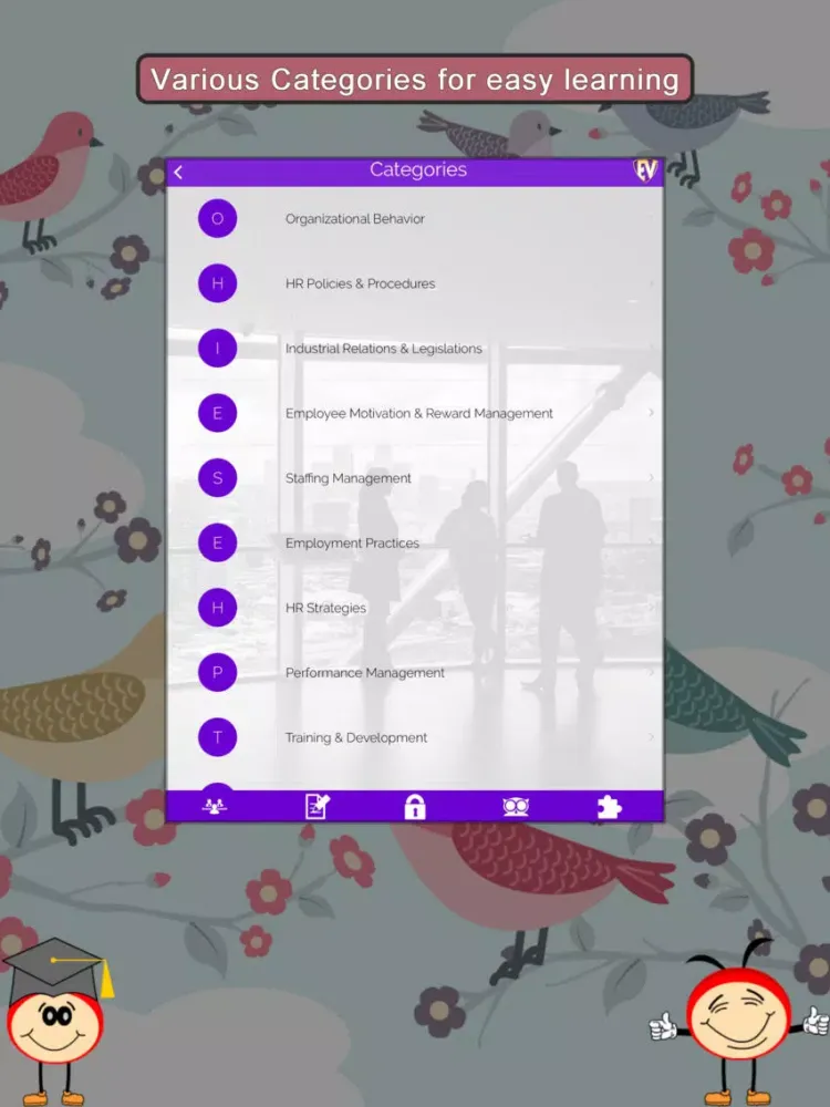 Ảnh chụp màn hình của People Operations SMART Guide iPad 