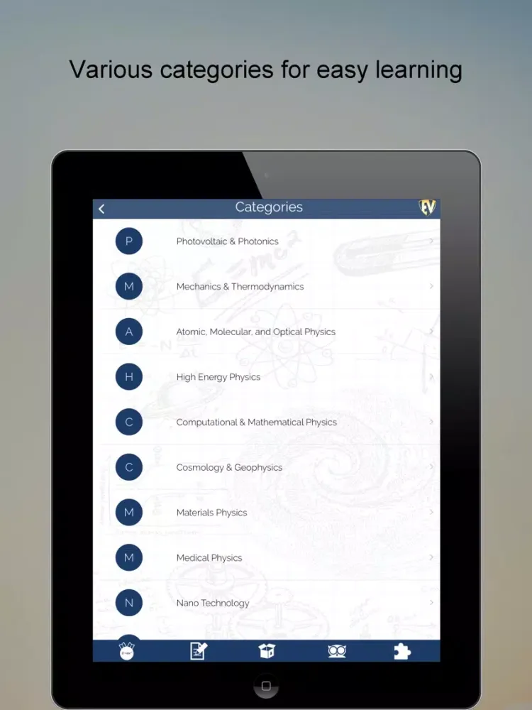 Physics Dictionary PRO Guide iPad  Screenshots