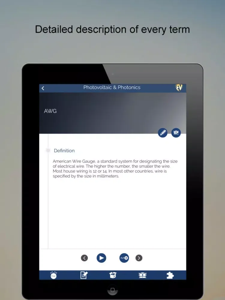 Physics Dictionary PRO Guide iPad  Screenshots