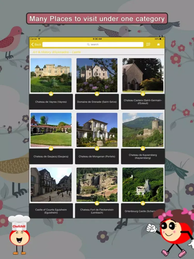 West Europe SMART Guide iPad  Screenshots