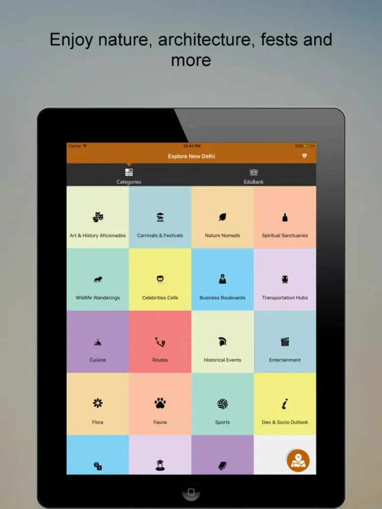 Zrzuty ekranu Explore New Delhi SMART City Guide iPad 