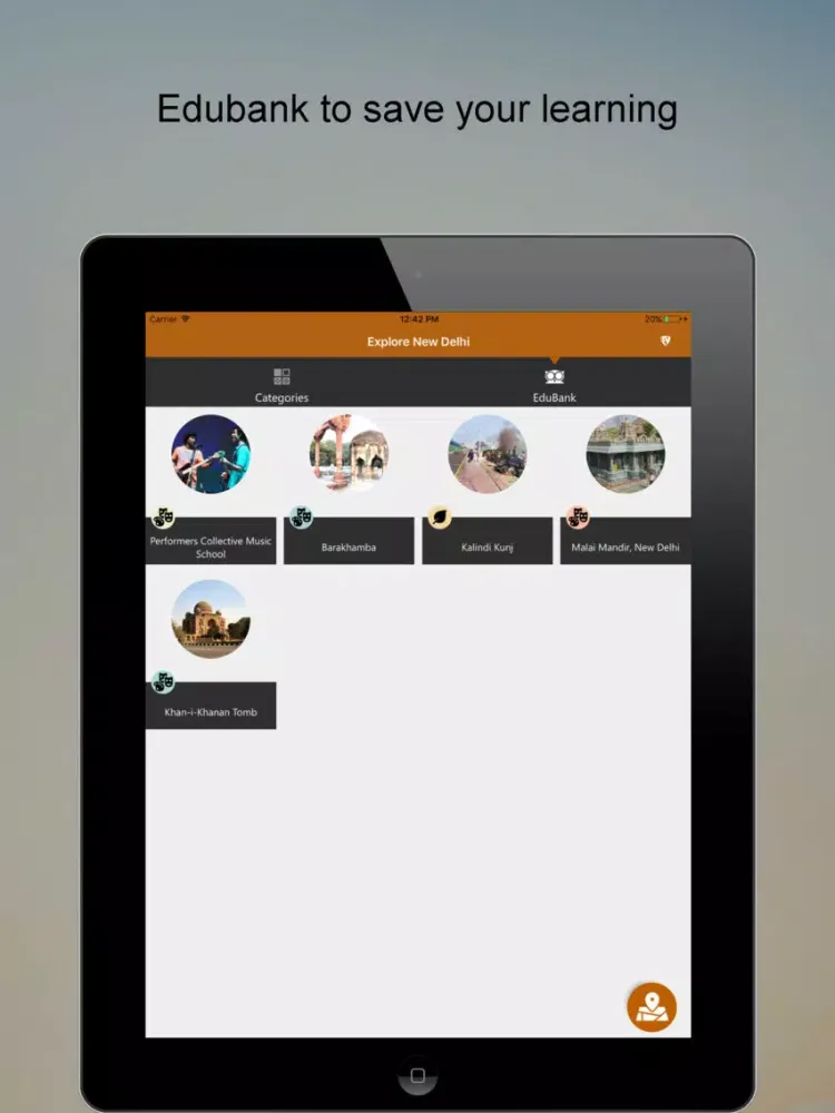 Zrzuty ekranu Explore New Delhi SMART City Guide iPad 