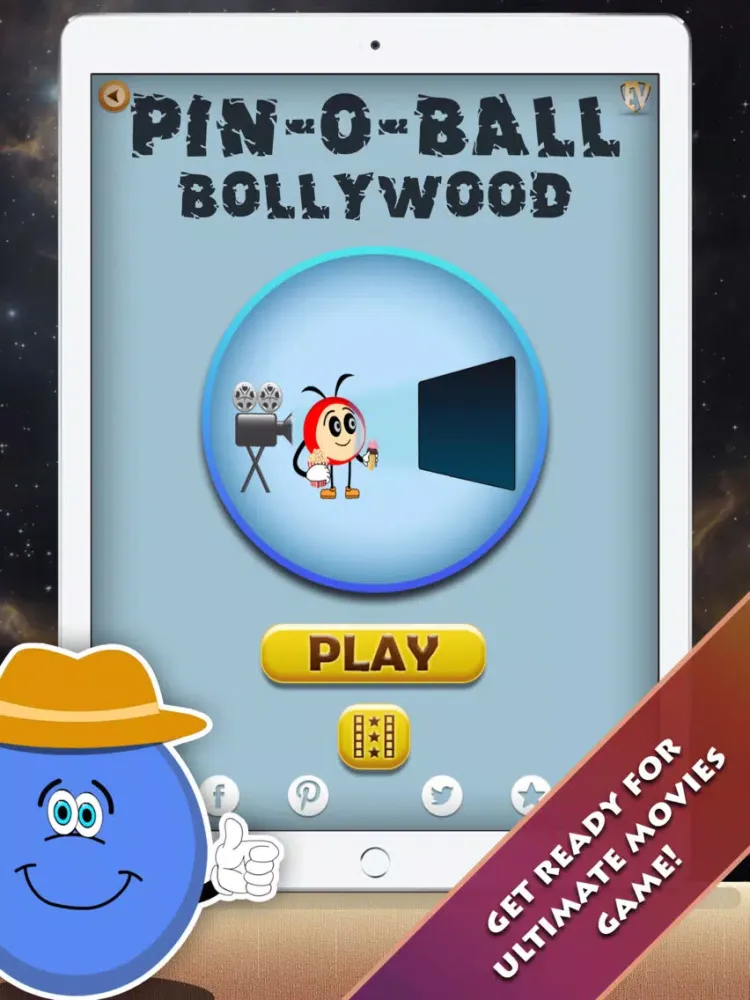 Ảnh chụp màn hình của SMART Pin-O-Ball of Bollywood Movies iPad 