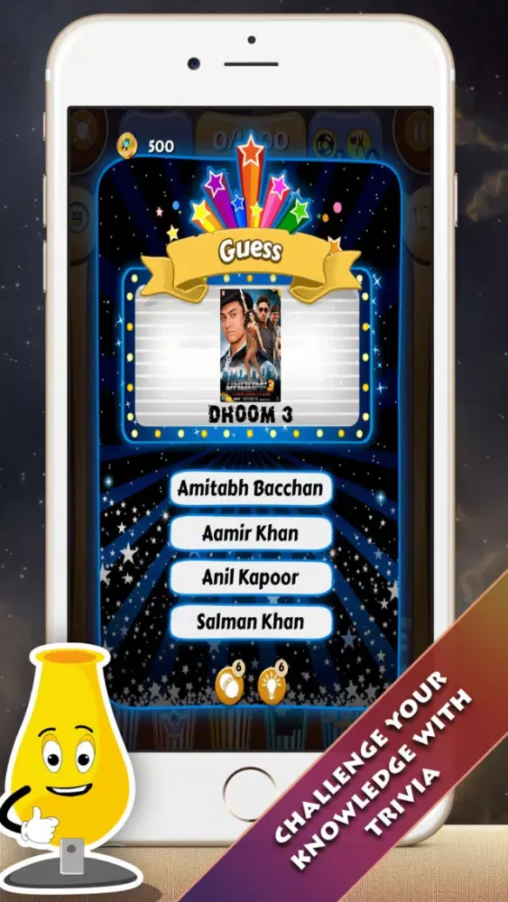 Ảnh chụp màn hình của SMART Pin-O-Ball of Bollywood Movies