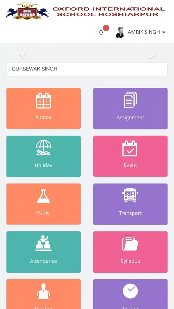 Screenshot di Oxford Int School Hoshiarpur