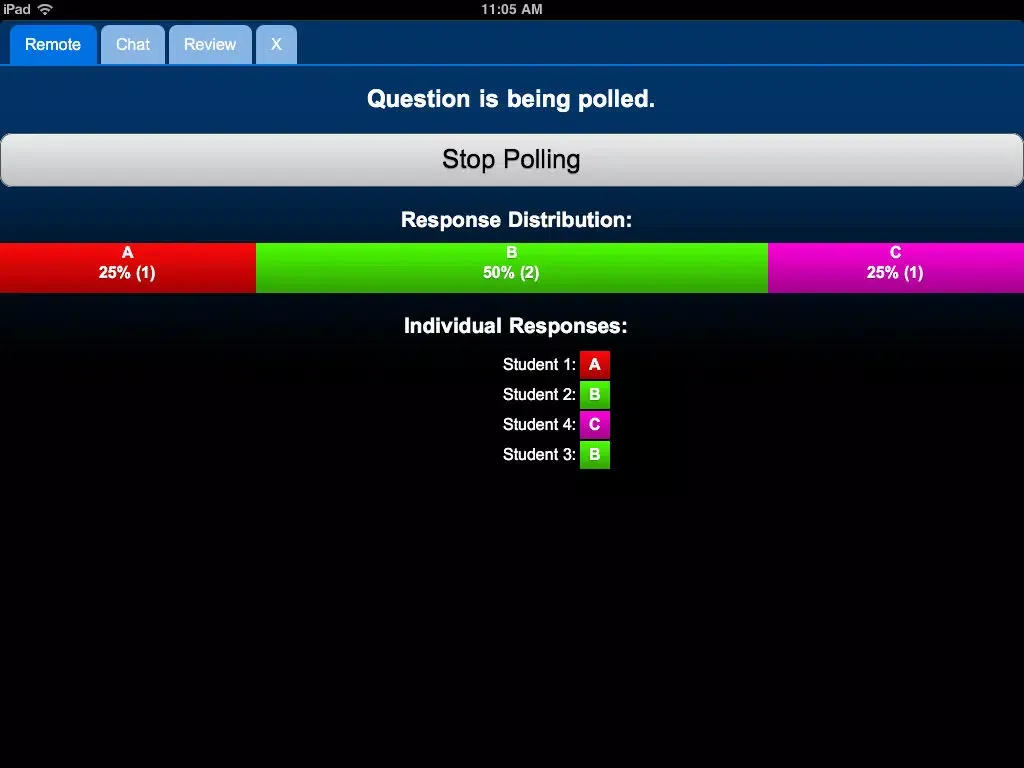 Capturas de tela do ClickerSchool Virtual Clicker iPad 