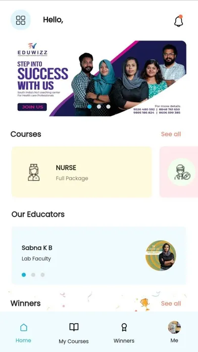 Ảnh chụp màn hình của PROMETRIC DHA MOH HAAD EDUWIZZ