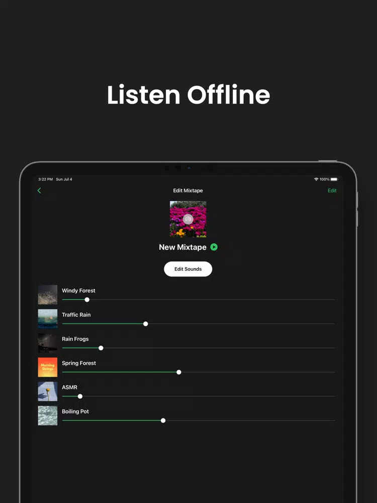 Bedtime: Fall Asleep, Insomnia iPad  Screenshots
