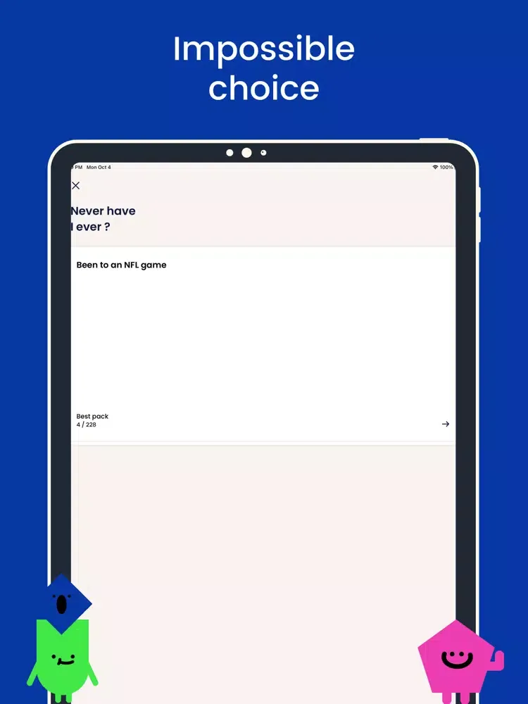 ภาพหน้าจอของ I Have Never? Dirty Questions iPad 
