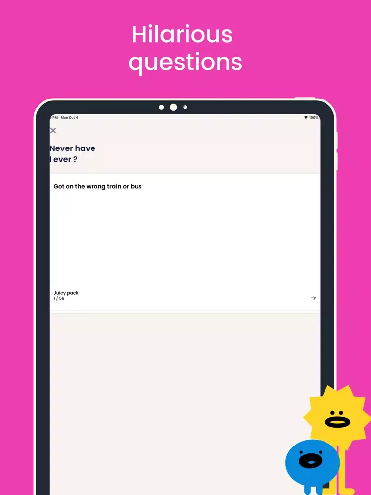 ภาพหน้าจอของ I Have Never? Dirty Questions iPad 