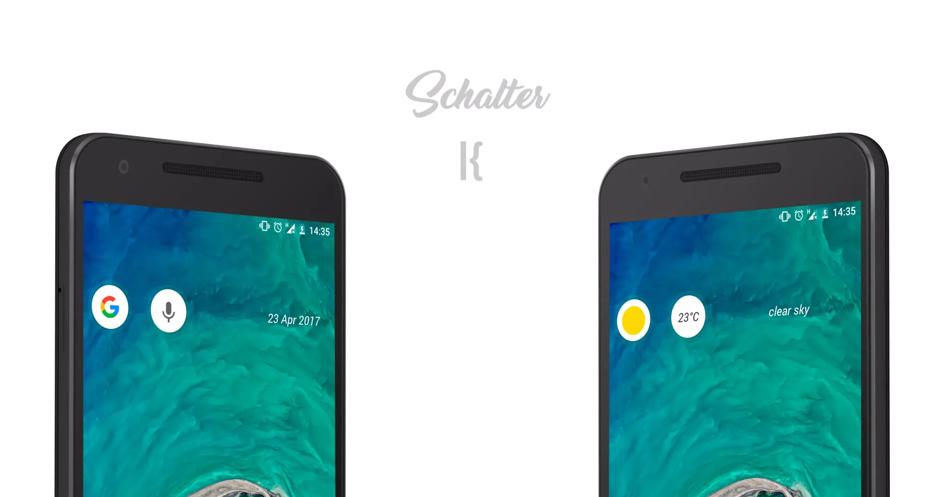 Tangkapan layar Schalter KWGT