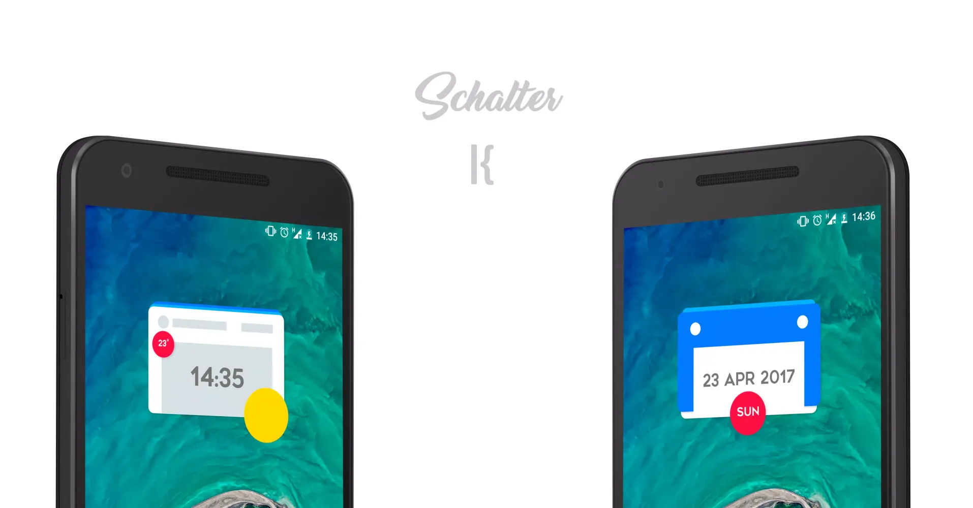 Tangkapan layar Schalter KWGT