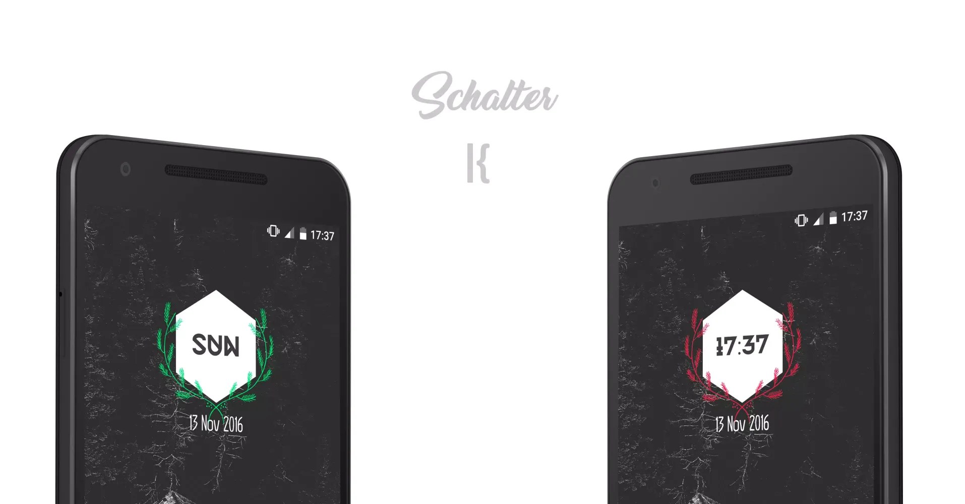 Tangkapan layar Schalter KWGT