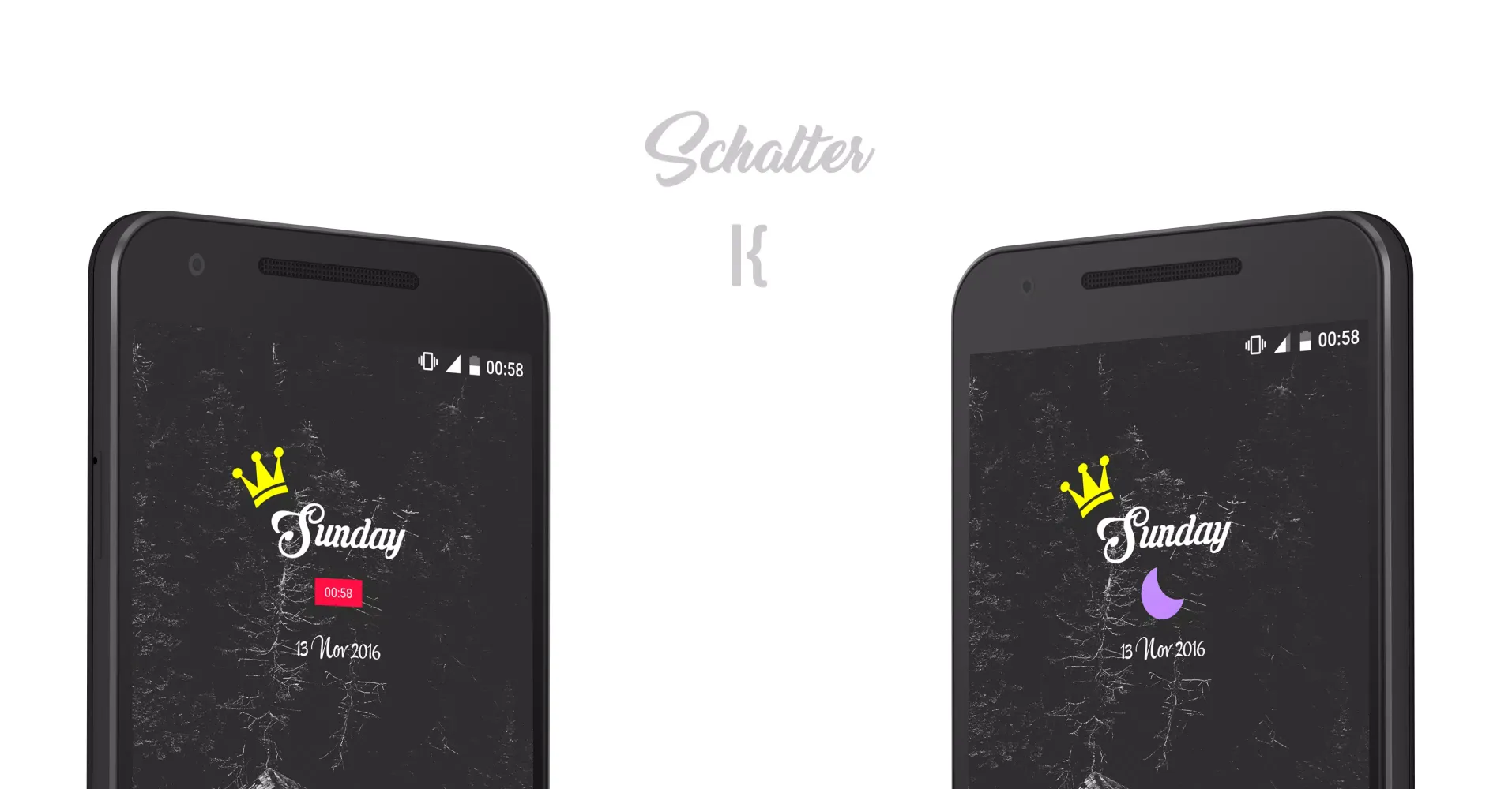 Tangkapan layar Schalter KWGT