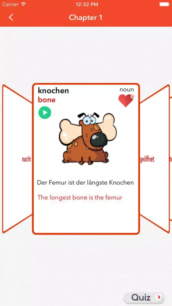 German Vocabulary Trainer- 스크린샷