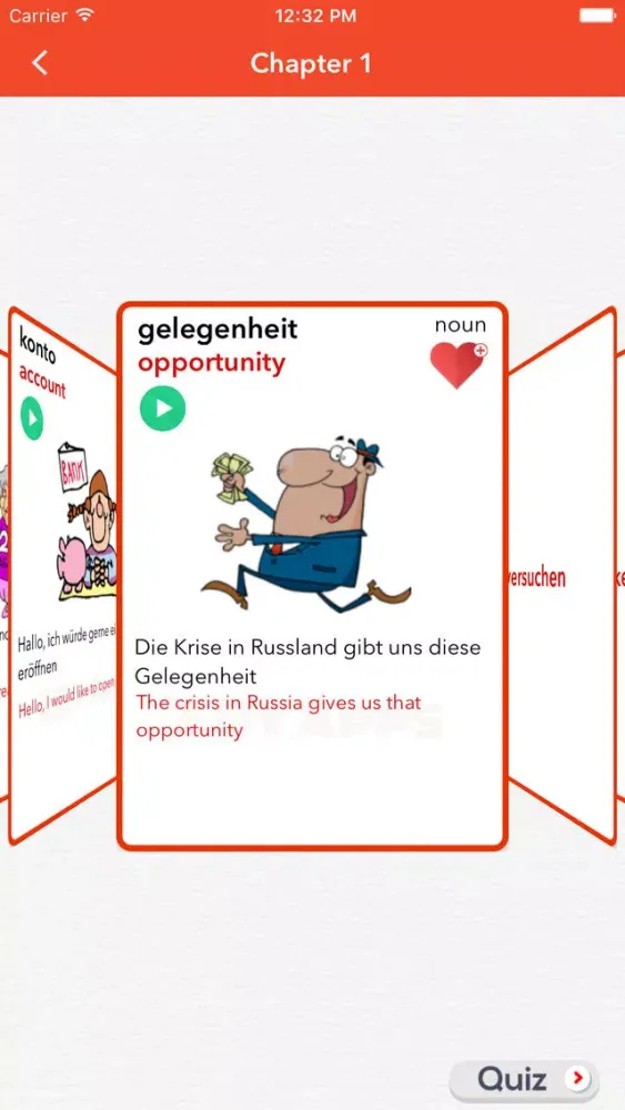 German Vocabulary Trainer- 스크린샷