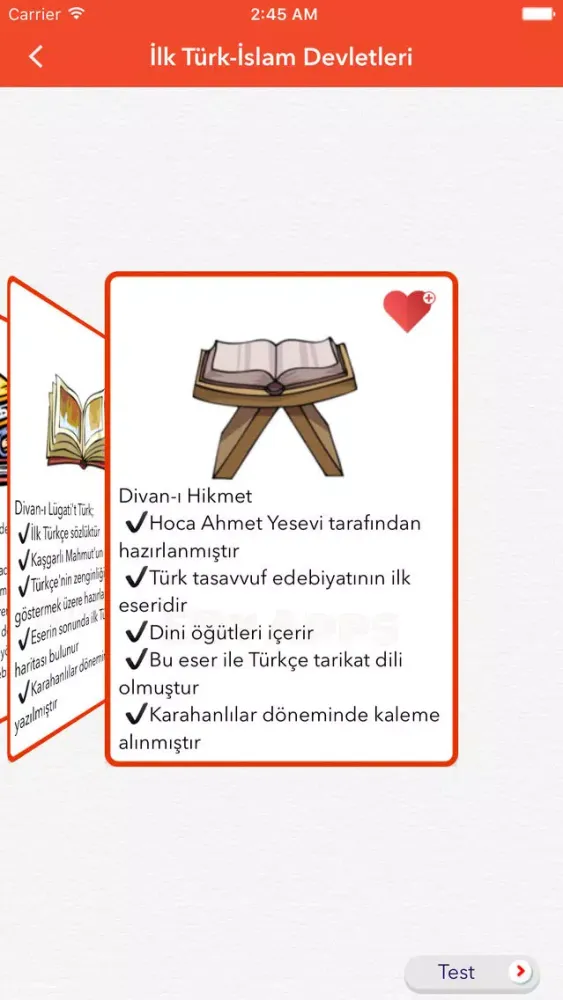 Capturas de pantalla de KPSS Kartları Genel Kültür