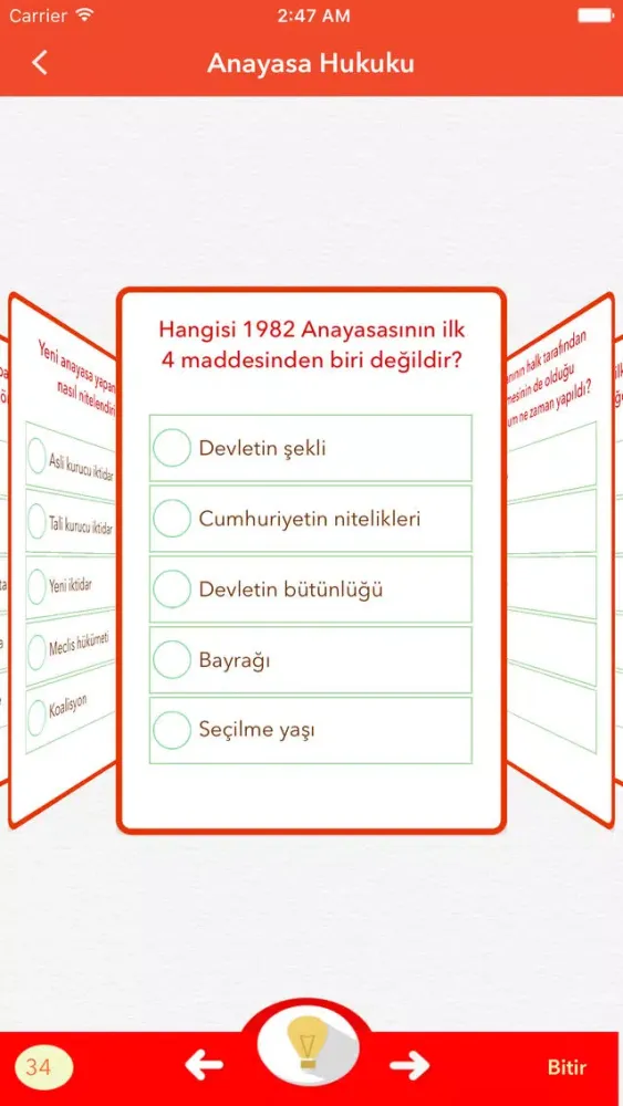 Capturas de pantalla de KPSS Kartları Genel Kültür