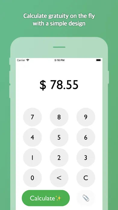 Tiny Tip Calculator سکرین شاٹس